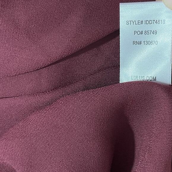 Lulus Ode to Love Satin Side Slit Maxi Dress Size XS Red Event Bridesmaid Formal - Picture 6 of 6